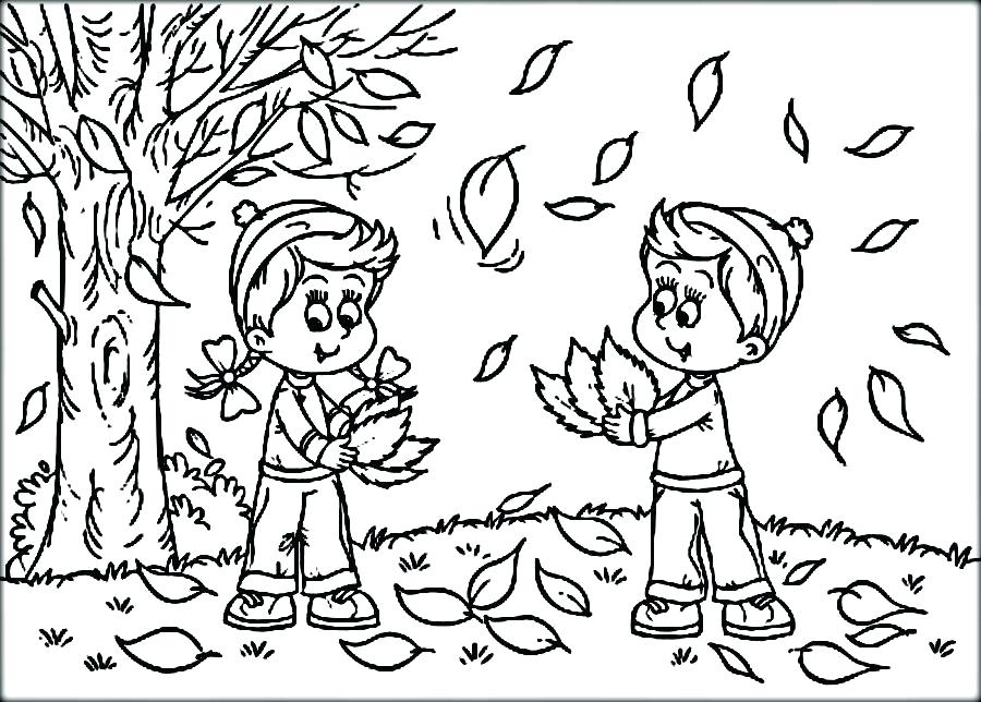 900x644 Fall Festival Coloring Pages Coloring Pages Autumn Boy And Girl