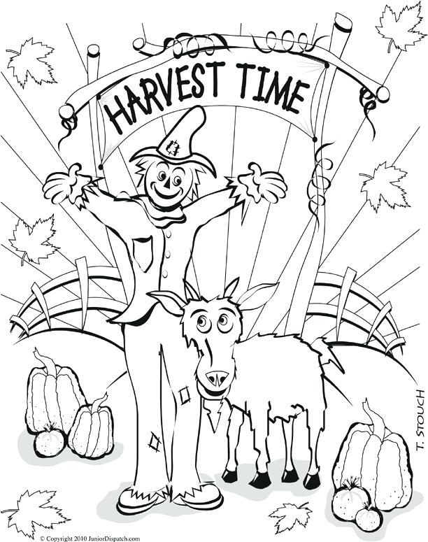 612x775 Harvest Colouring Pages Fall Festival Coloring Pages Fall Harvest
