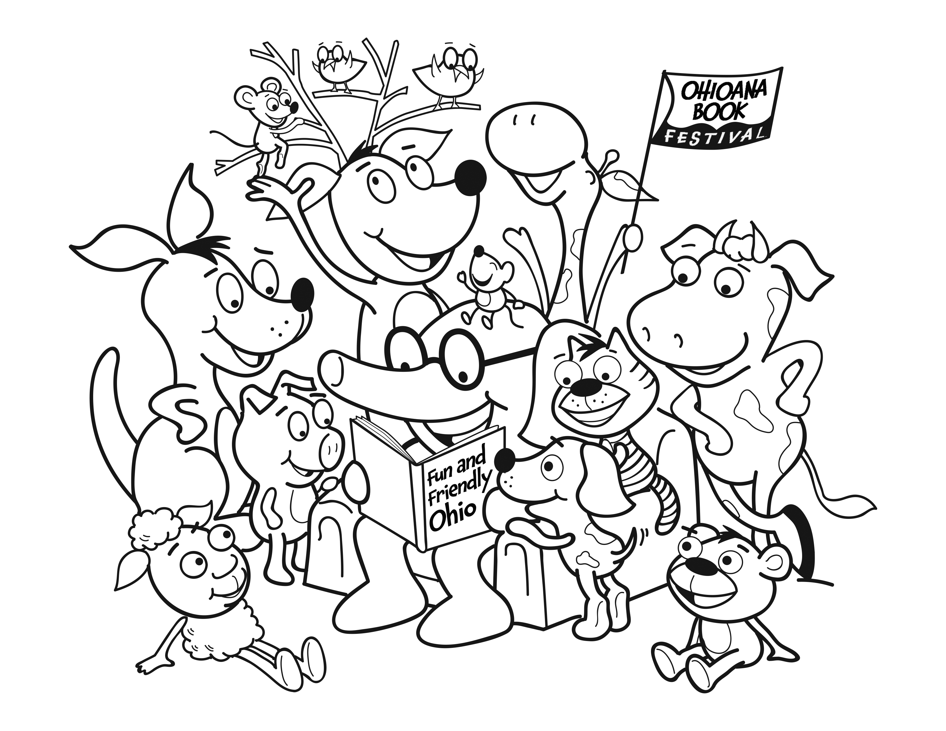 3300x2550 Ohio Central And South Ohioana Book Festival Coloring Pages