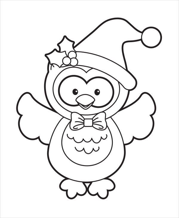 600x730 Christmas Coloring Pages