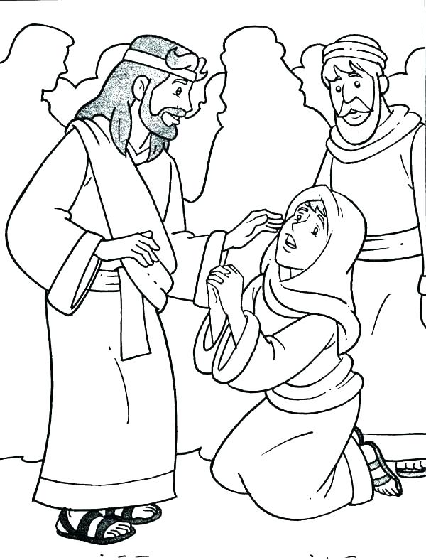 600x788 Ffa Coloring Pages Coloring Pages Heals A Blind Man Coloring Page