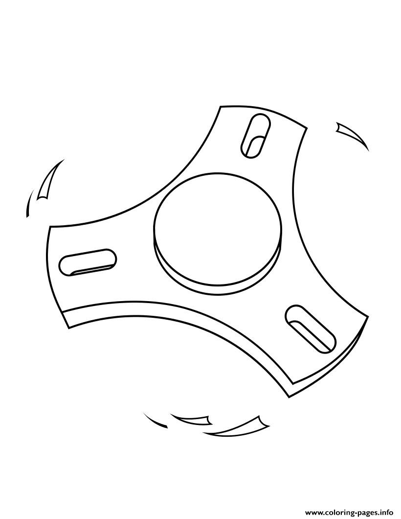 820x1060 Fidget Spinner Modern Coloring Pages Printable