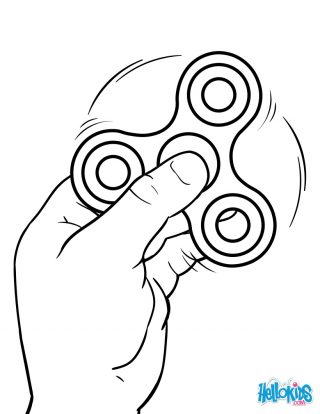 320x414 Fidget Spinner Coloring Pages Image Ideas Page Pdf Free Printable