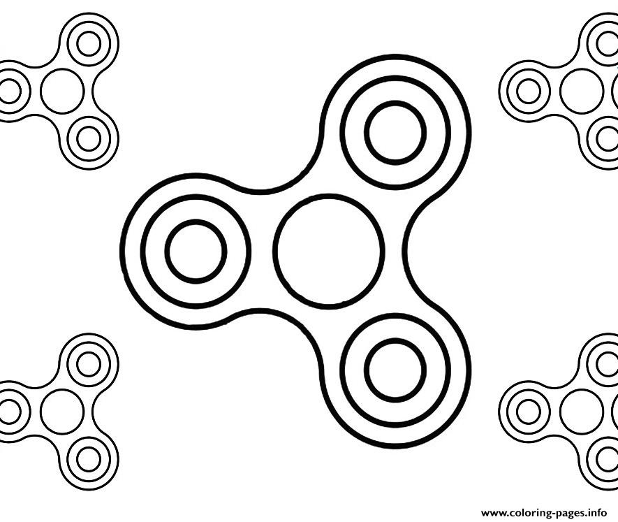 885x747 Fidget Spinner Coloring Pages Simple Fidgets Spinners Coloring