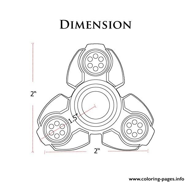 616x597 Fidget Spinner Dimension Size Coloring Pages Printable