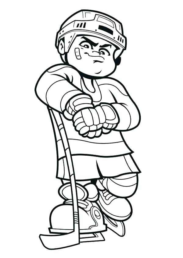 600x847 Hockey Coloring Pages Hockey Team Match In Field Hockey Coloring