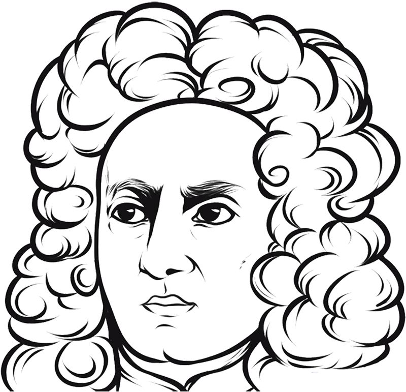 800x771 Face Angry Isaac Newton Coloring Page Kids Coloring Pages
