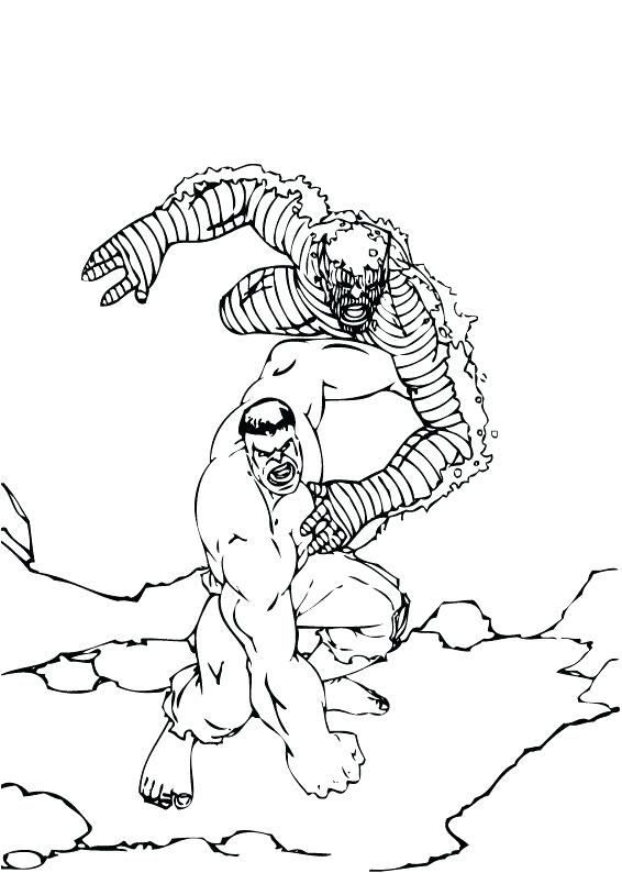 566x794 The Incredible Hulk Coloring Pages Abomination Fighting The Hulk