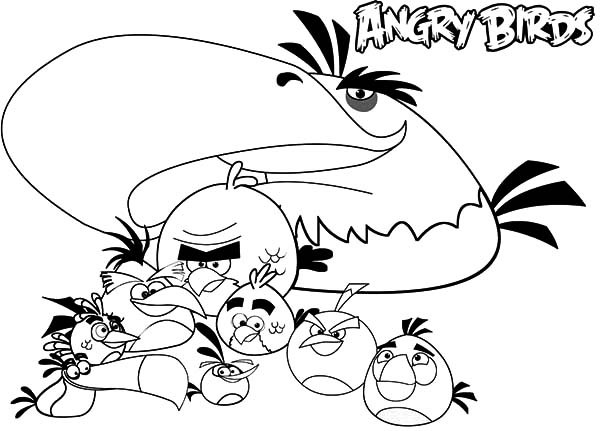 600x431 Angry Bird The Movie Coloring Pages Best Place To Color