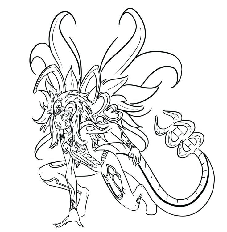 736x750 Final Fantasy Colouring Pages