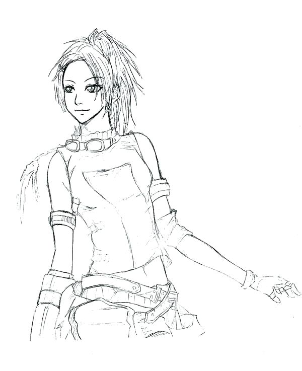 600x737 Final Fantasy Coloring Pages Ideas Final Fantasy Coloring Pages