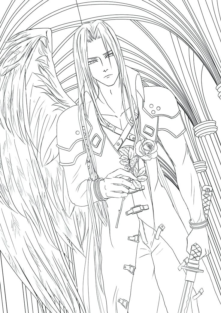 736x1040 Final Fantasy Coloring Pages Ideas Final Fantasy Coloring Pages
