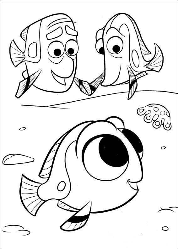 567x794 Finding Dory Coloring Pages Kyla Eve Craft