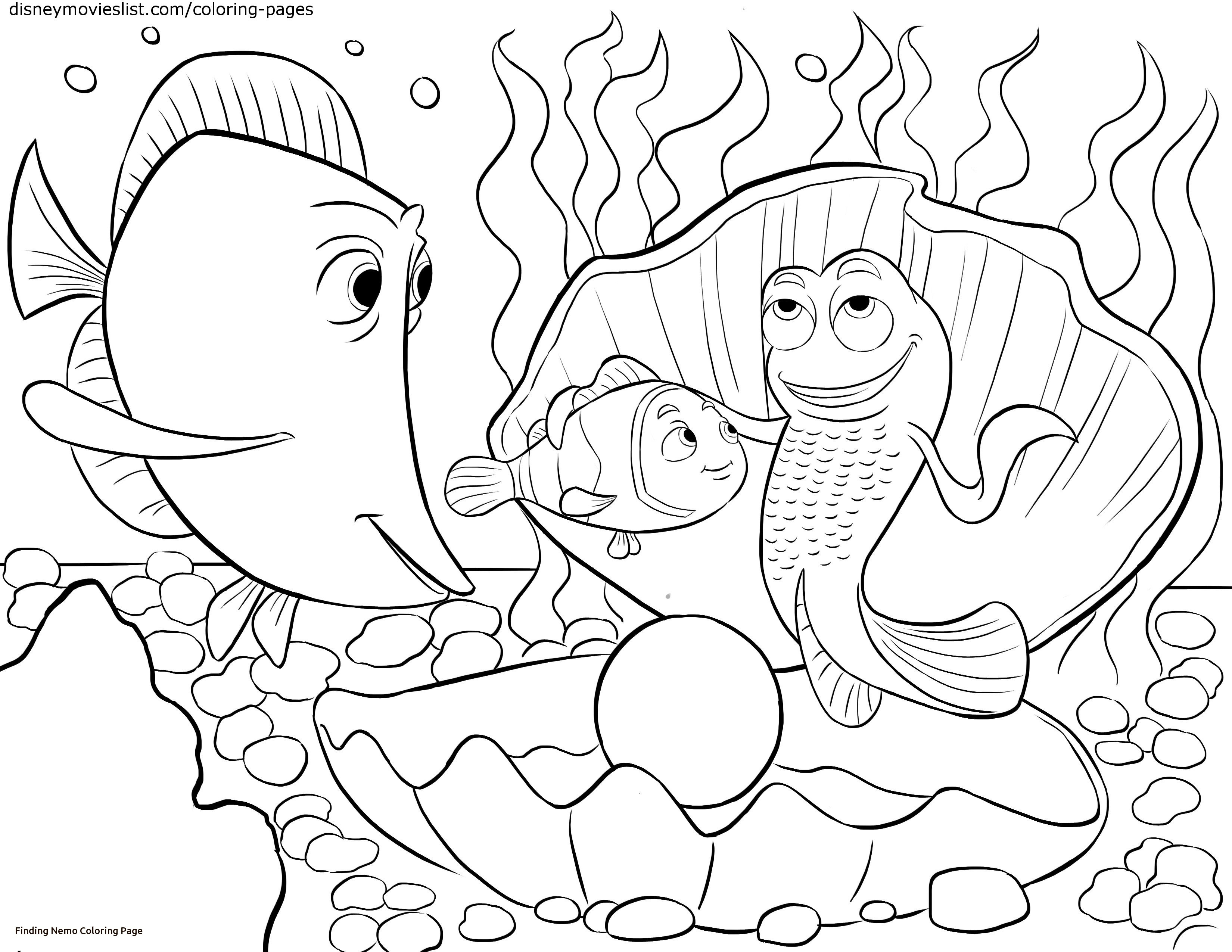 3300x2550 Disney S Finding Nemo Coloring Pages Sheet Free Printable Best