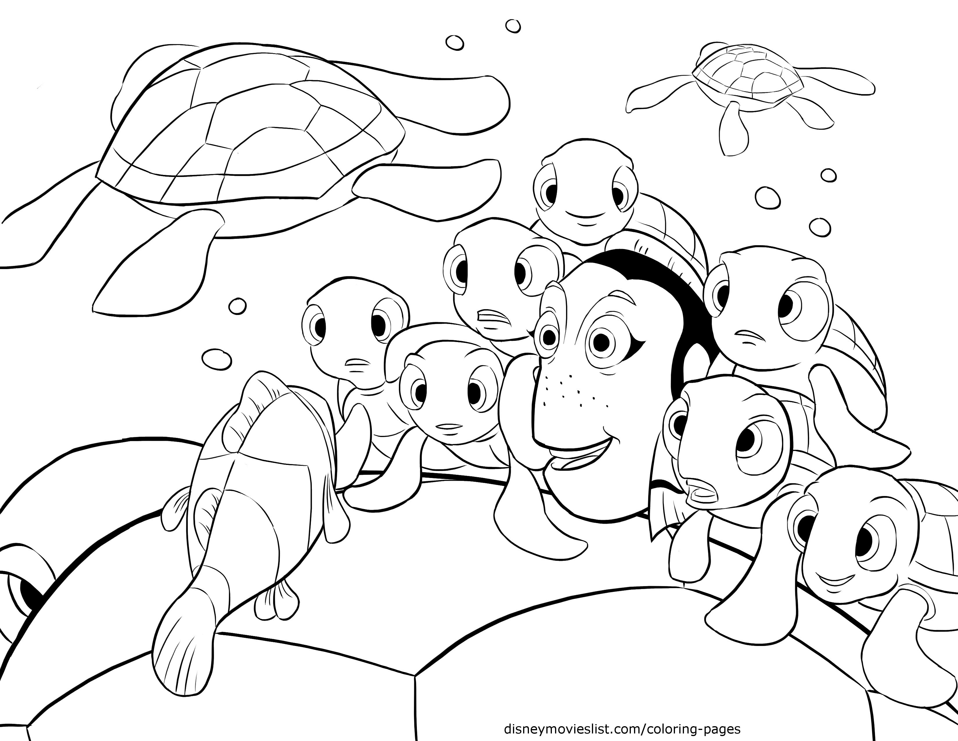 3300x2550 Finding Nemo Coloring Pages Free Newyork
