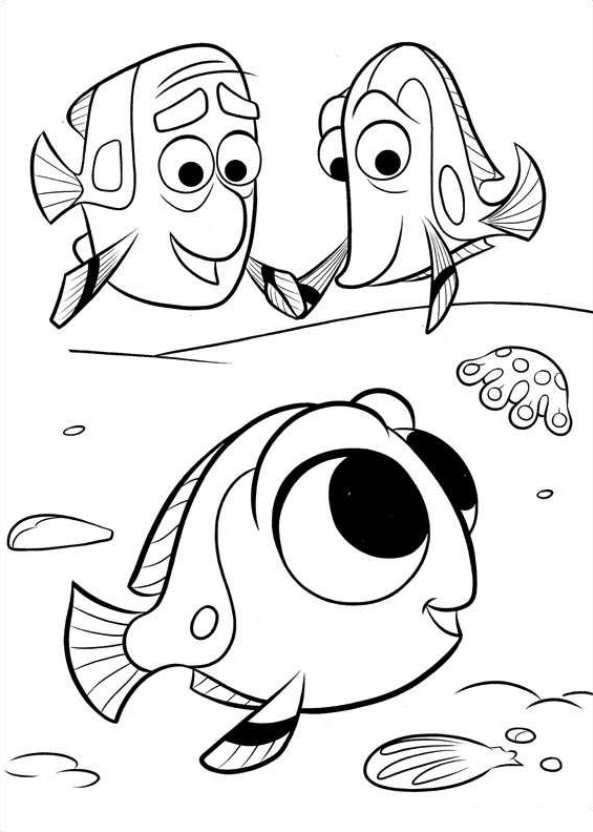 593x832 Kids N Coloring Pages Of Finding Dory