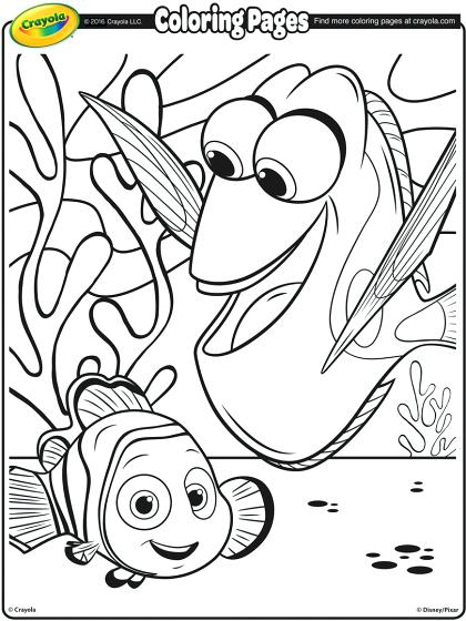 420x560 Finding Nemo Color Pages Finding Dory Dory Finding Nemo Printable