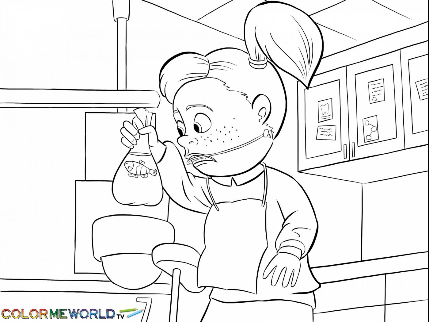 1400x1050 Nemo Coloring Pages With Finding Page Of Printable General Color