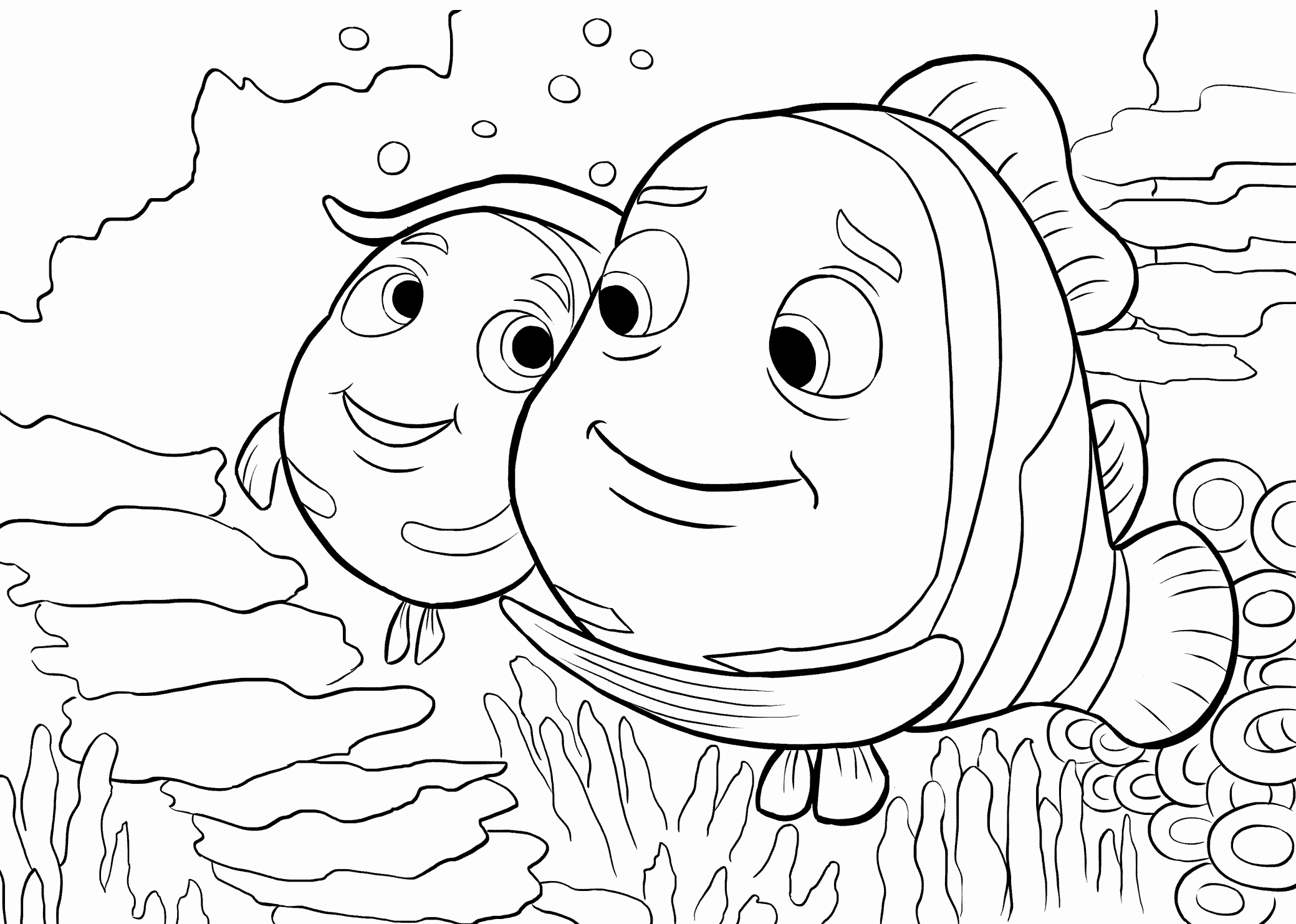 2079x1483 Nemo Coloring Pages To Print Disney Finding Nemo Printable