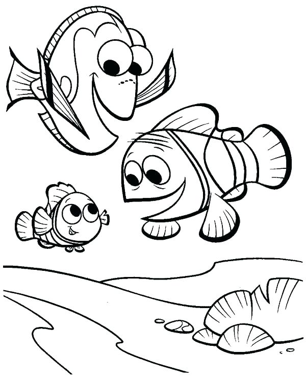 600x745 Nemo Printable Coloring Pages Finding Color Pages Elegant