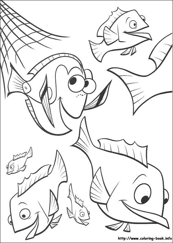 567x794 Finding Nemo Coloring Pages On Coloring
