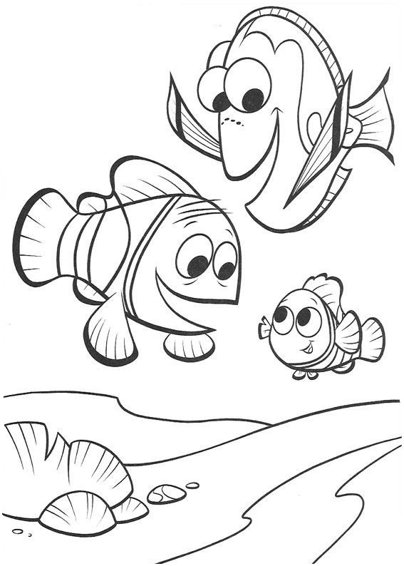 567x794 Printable Finding Nemo Coloring Pages Coloring Me