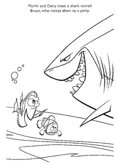 236x329 Finding Nemo Coloring Pages
