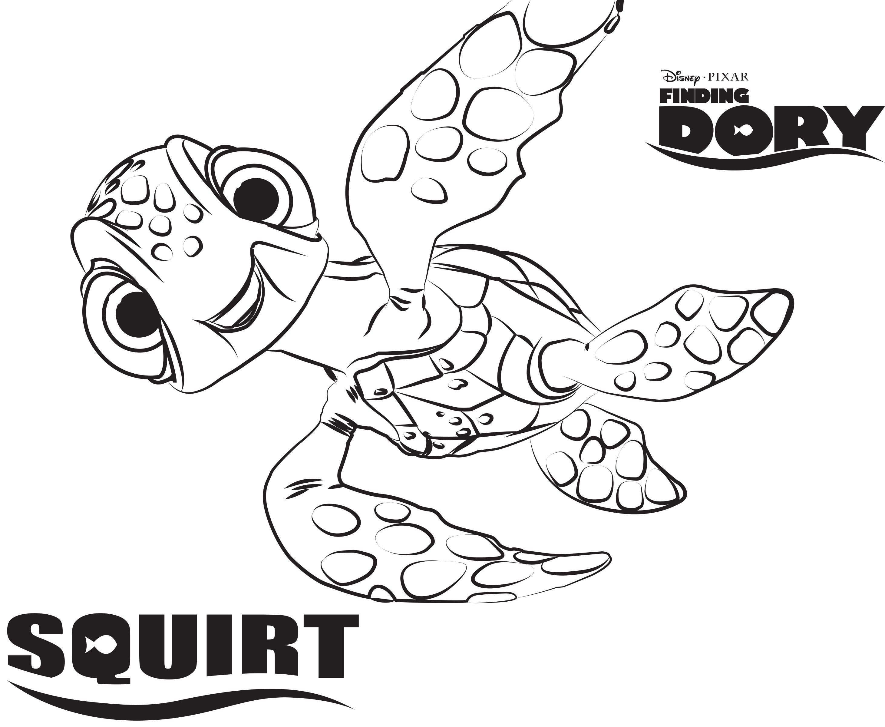 2923x2401 Free Finding Nemo Coloring Pages Pdf Disney S