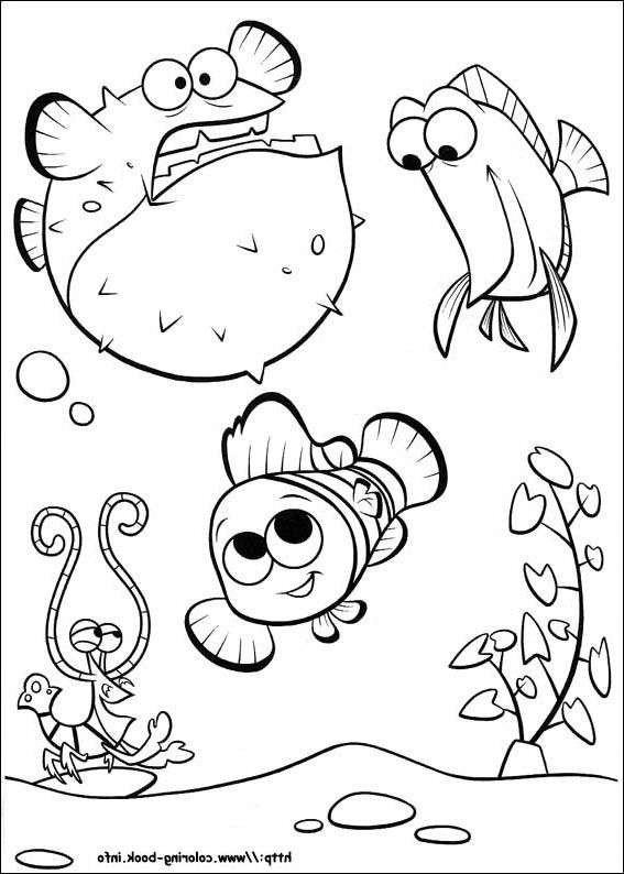 567x794 Finding Nemo Coloring Page And Disney Coloring Page Disney Trip