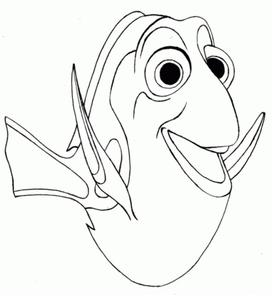 945x1024 Finding Nemo Coloring Pages Free Printables