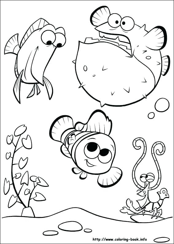 567x794 Finding Nemo Coloring Pages Pdf Archives