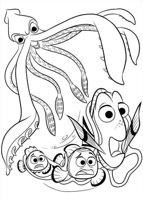Finding Nemo Printable Coloring Pages