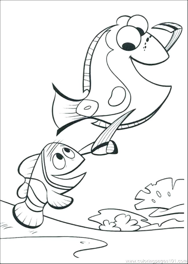 Finding Nemo Dory Coloring Pages at GetDrawings | Free download
