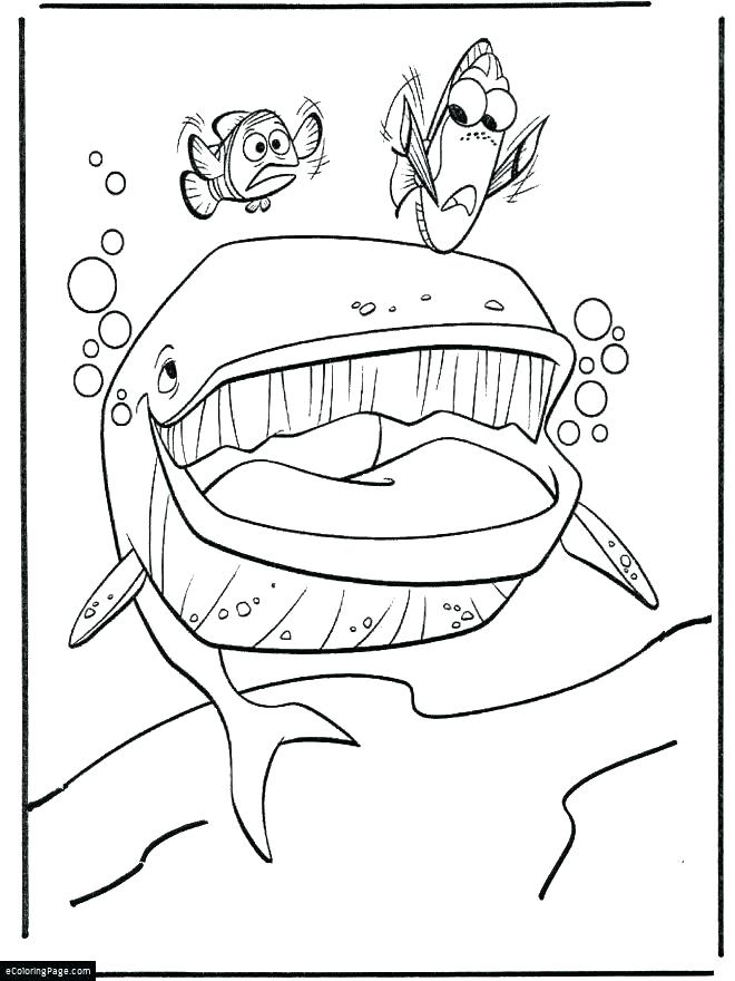 660x880 Finding Nemo Coloring Pages