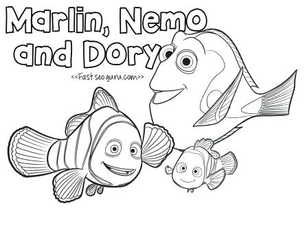 444x338 Finding Nemo Printables