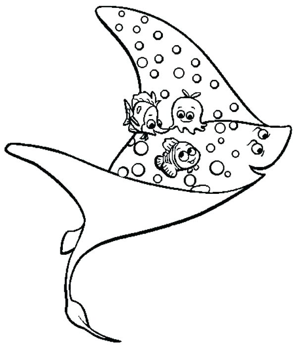 600x708 Nemo Coloring Pages Finding Dory And Coloring Page Nemo Squirt