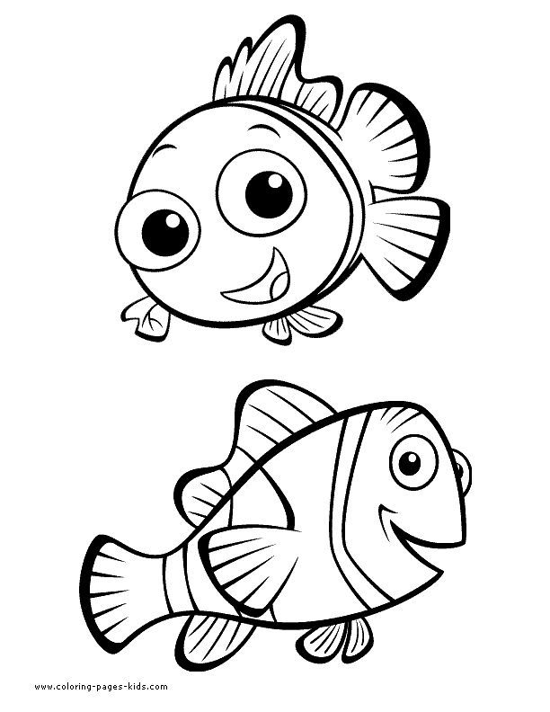 612x792 Nemo Finding Nemo Coloring Page, Disney Coloring Pages, Color