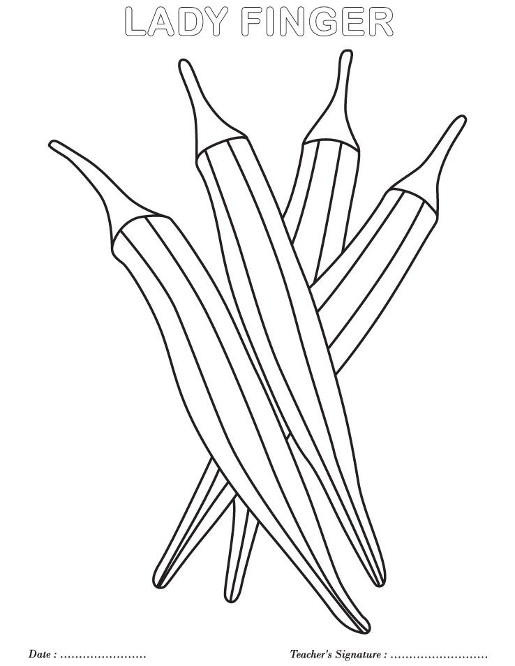 738x954 Lady Fingers Coloring Pages Download Free Lady Fingers Coloring