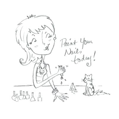 400x400 Nail Polish Coloring Pages Cute Egg Sticker Art With Free Page