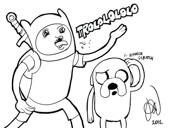 600x447 Finn Y Jake Para Colorear And Coloring Pages The Human And Dog