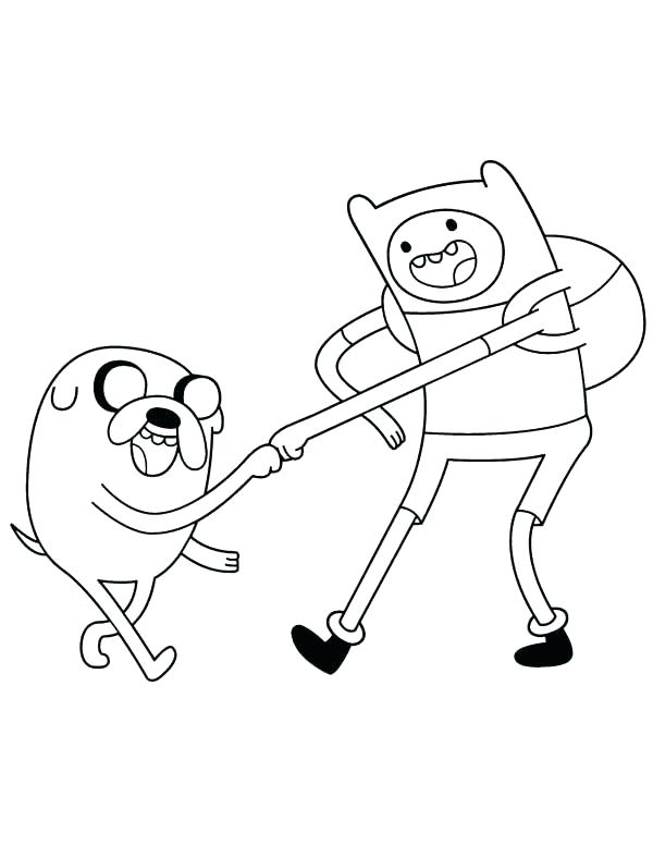600x776 Finn And Jake Coloring Pages