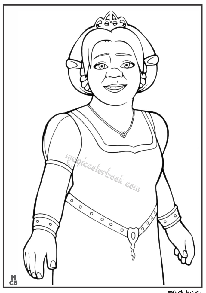 685x975 Shrek Coloring Pages