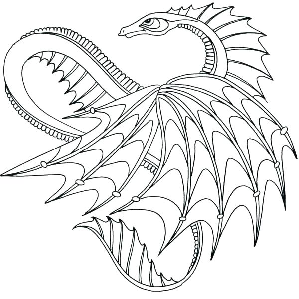 600x600 Fire Breathing Dragon Coloring Page Dragon Coloring Pics How
