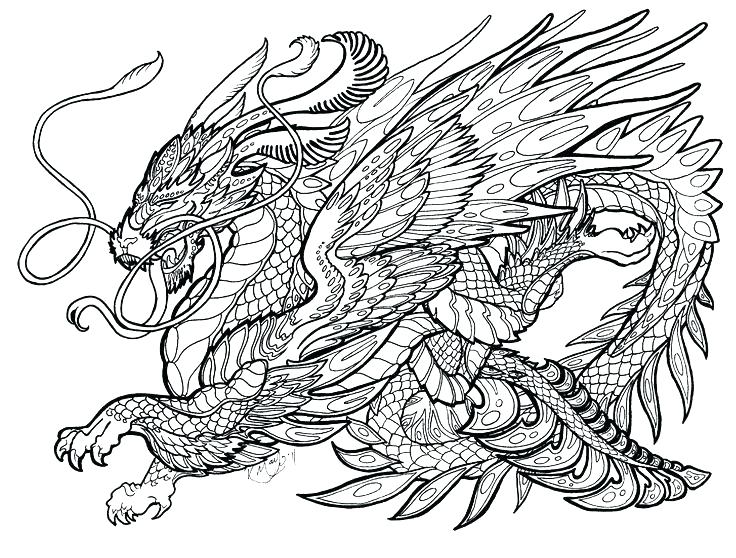 736x558 Dragon Coloring Pages Coloring Pages Complex Opal Soliloquy