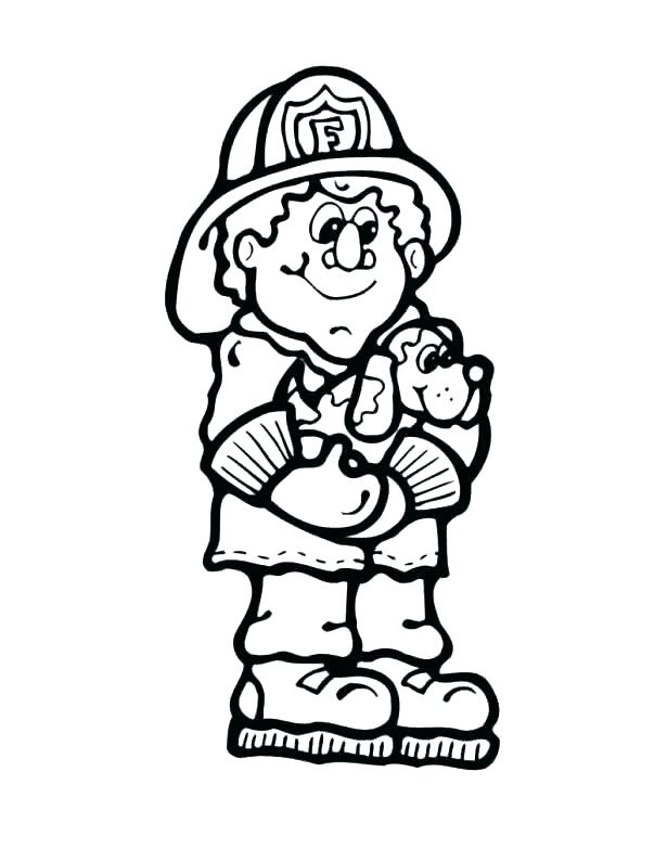 615x795 Fire Safety Coloring Pages