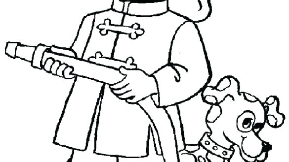 585x329 Fire Dog Coloring Pages