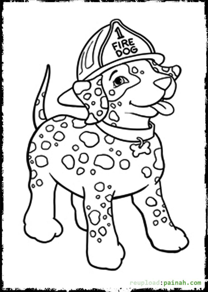 728x1024 Fire Dog Coloring Pages Dalmatian Fire Dog Coloring Pages Many