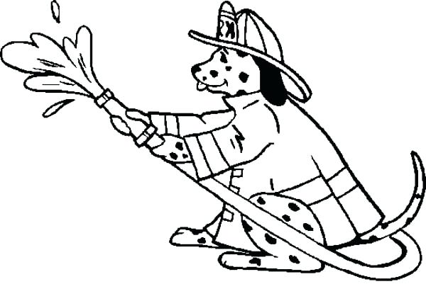 600x401 Sparky The Fire Dog Coloring Pages Fire Coloring Pages Page