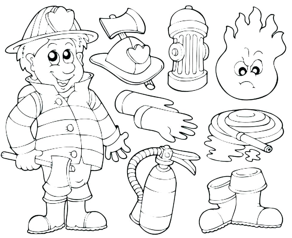 978x800 Firefighter Coloring Page Fire Department Coloring Pages