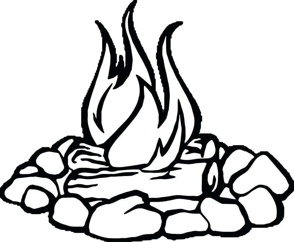 970x800 Flames Coloring Pages Fire Coloring Pages Large Size Of Truck